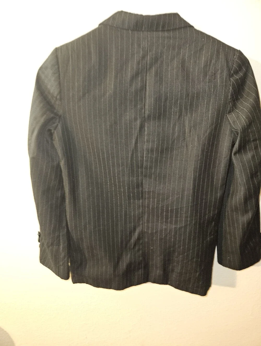 Chaps Boys Striped Suit Jacket Size 10 Reg